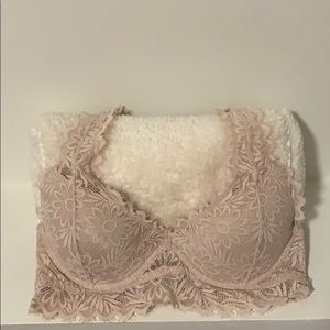 Victoria’s Secret PINK floral lace halter bralette